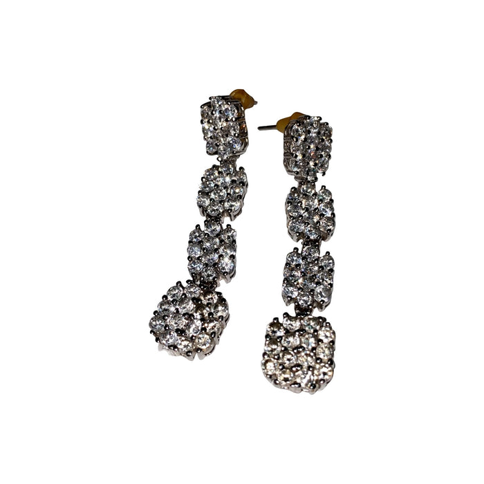 Sterling Silver Earrings With CZ